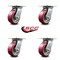 Service Caster 5 Inch Heavy Duty Poly on Aluminum Caster Set with Roller Bearings SCC, 4PK SCC-35S520-PAR-4 - alternate 6
